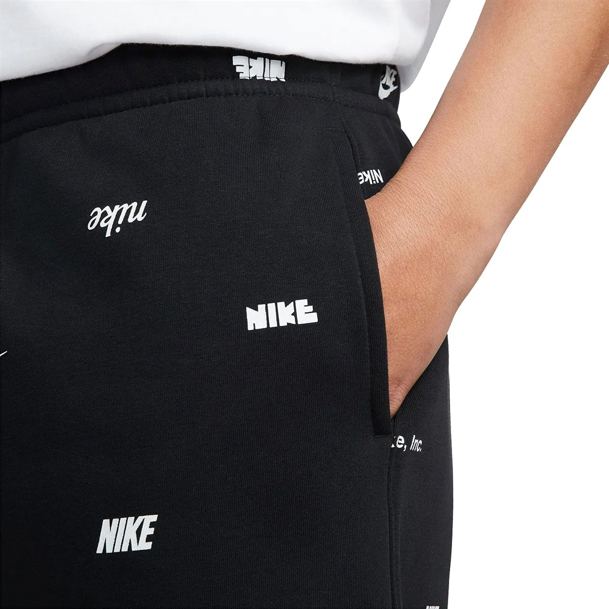 Nike Club Fleece Brushed Back Allover Print Men s Joggers F