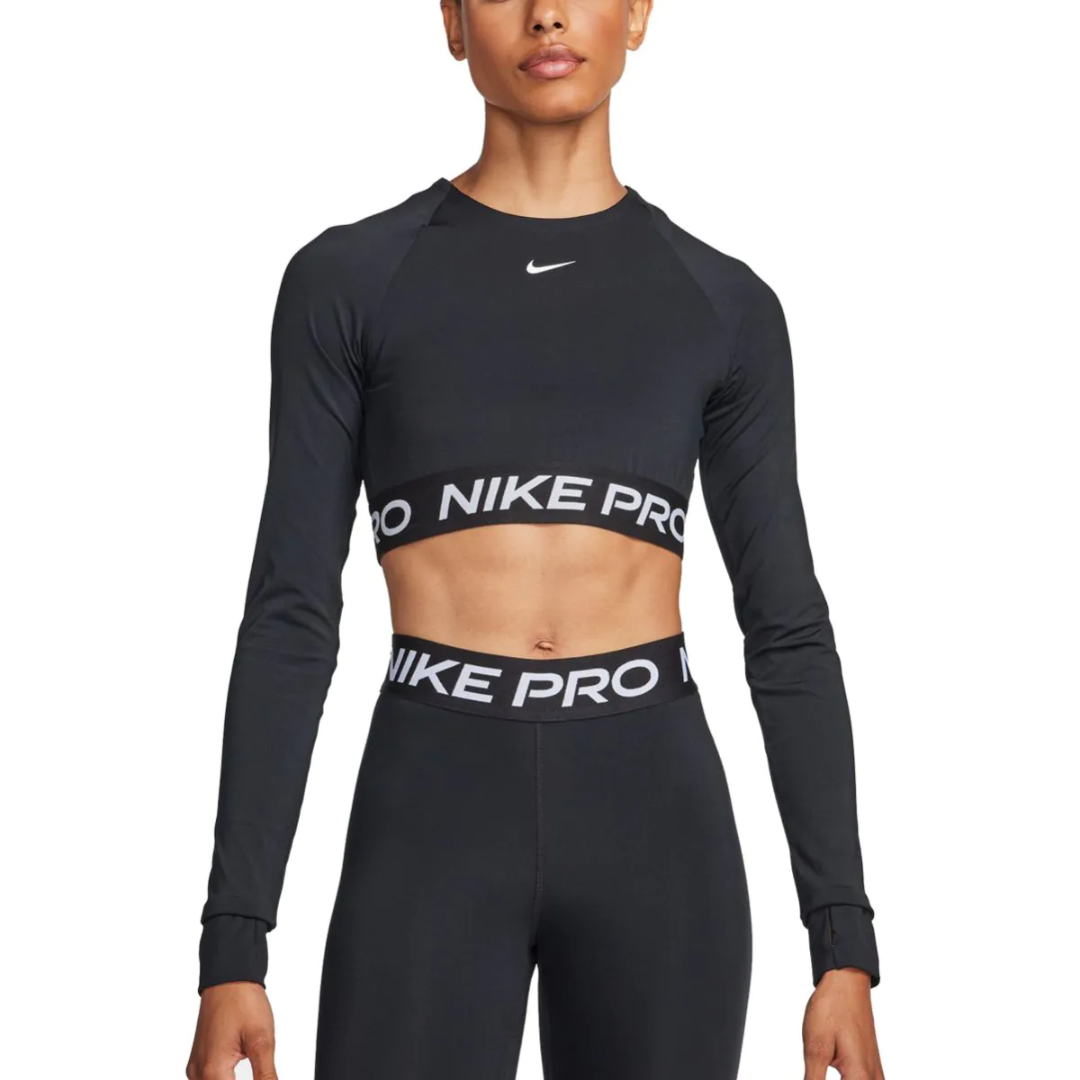 Long sleeve crop top sportswear clearance
