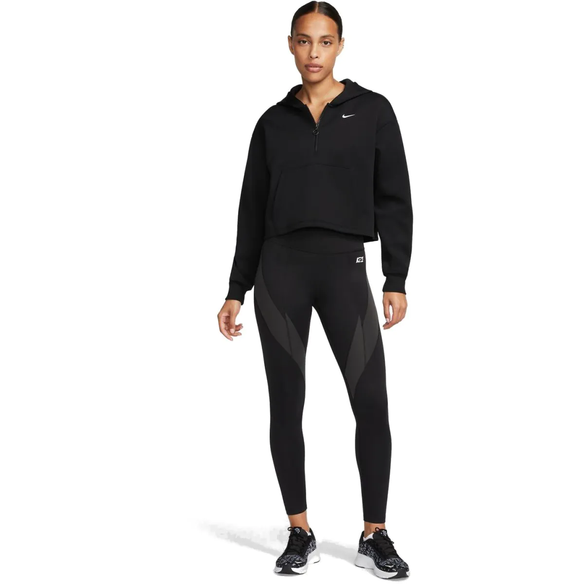 Nike Dri-FIT Women's Graphic Half Zip Training Hoodie DQ6302
