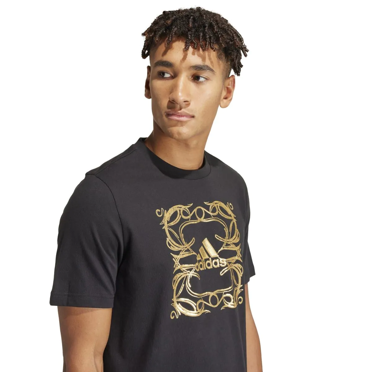 adidas Metallic Graphic Men s T Shirt IR5831