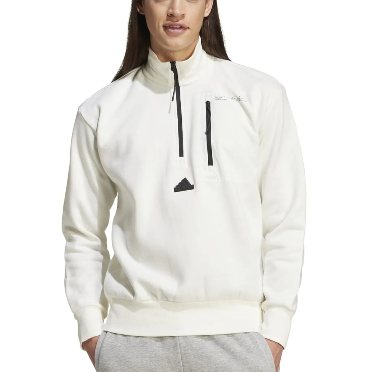 Adidas half zip up outlet
