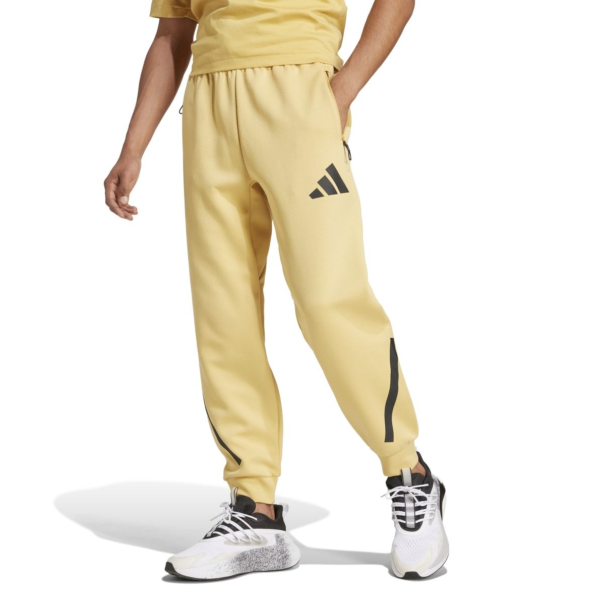 Yellow adidas bottoms on sale