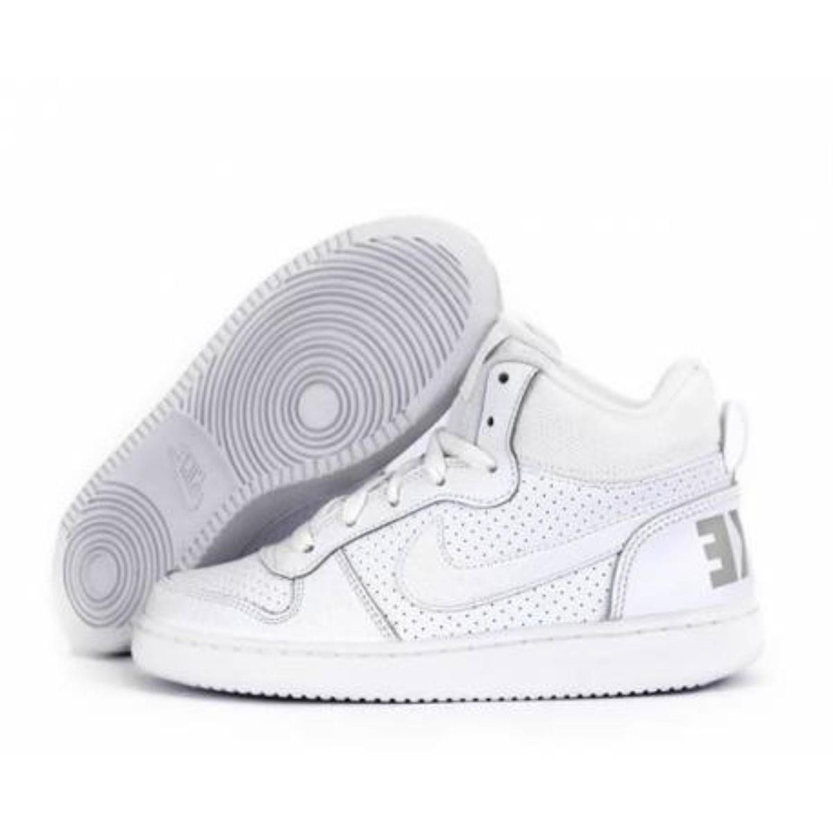 Nike Court Borough Mid GS Boy s Shoes 839977 100