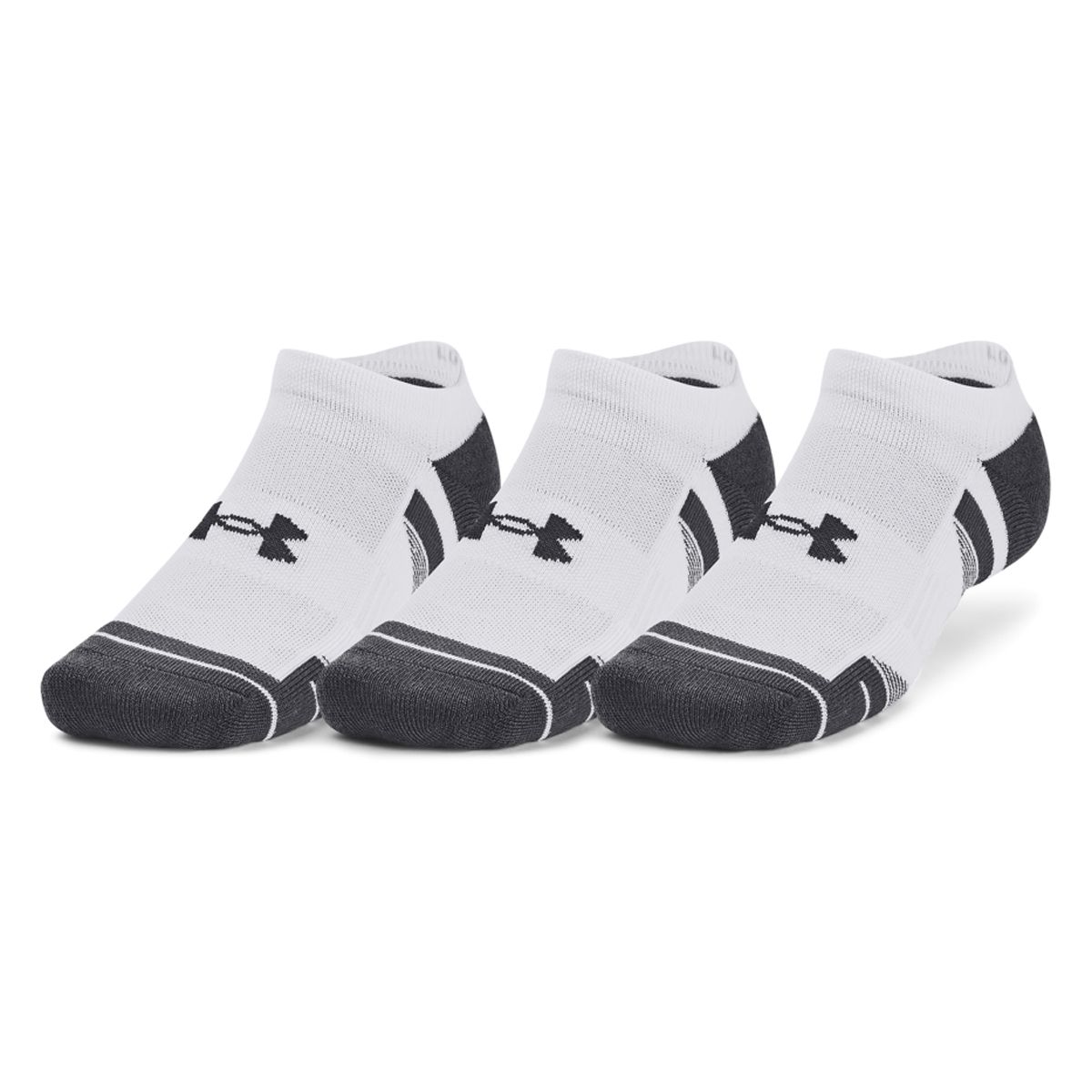 Under Armour Performance Tech No Show Socks x 3 1379503 100