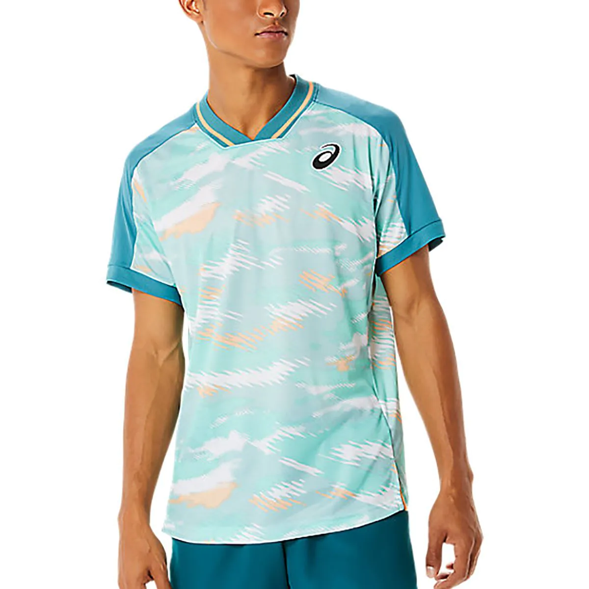 Asics Match Graphic Men s Tennis T Shirt 2041A228 302