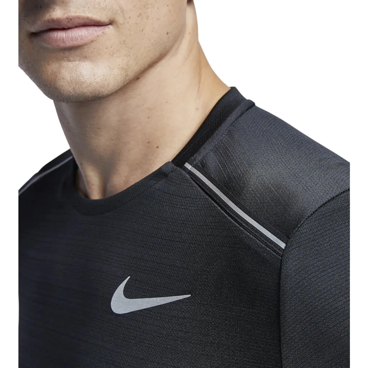 Nike Dri FIT Miler Men s Running Long Sleeve Top AJ7568 010