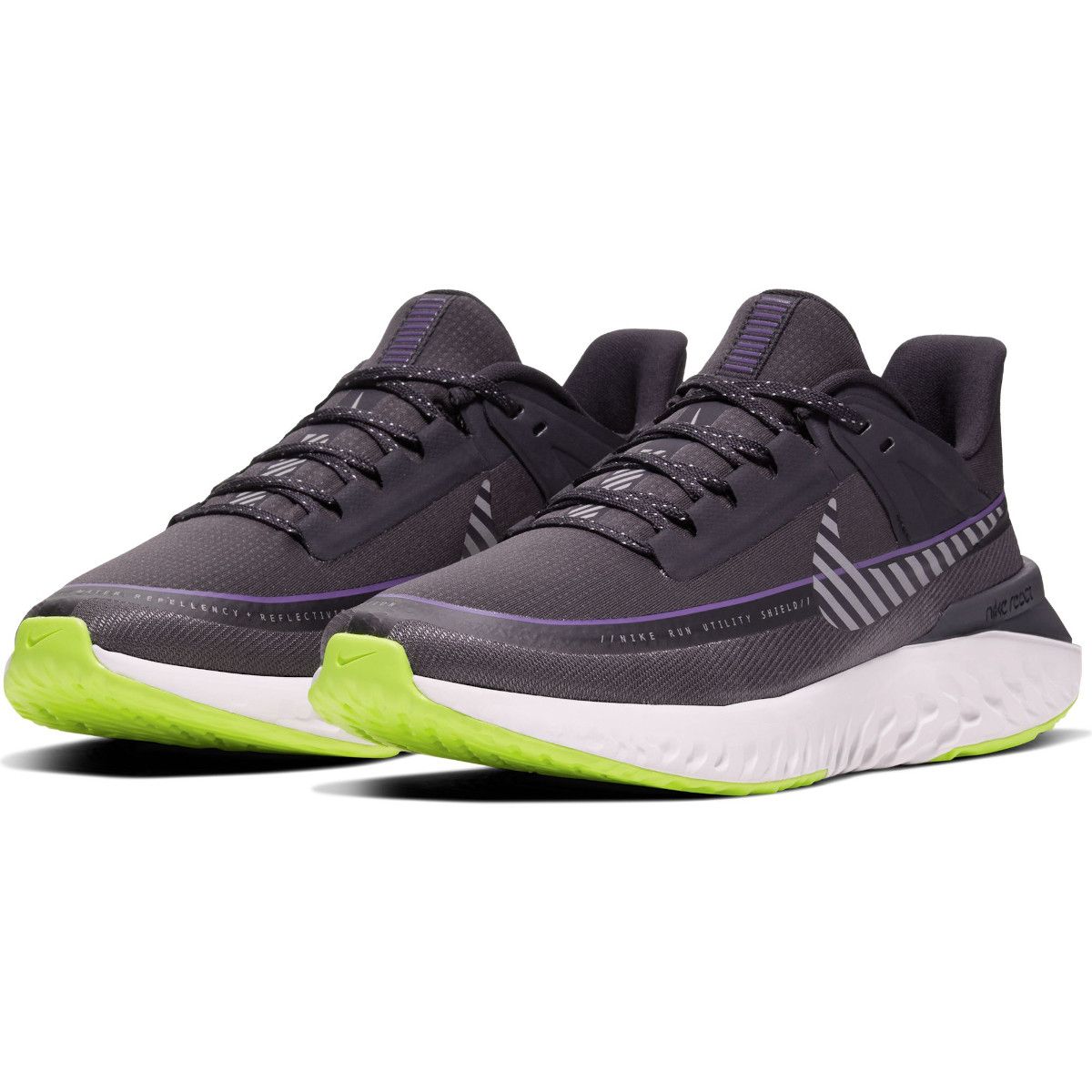 Nike legend react purple top