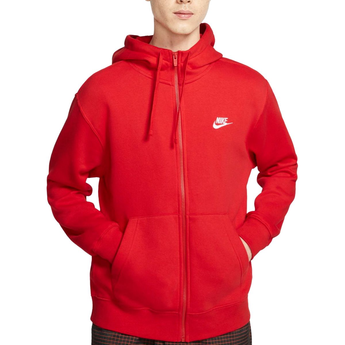 Nike full zip club hoodie top