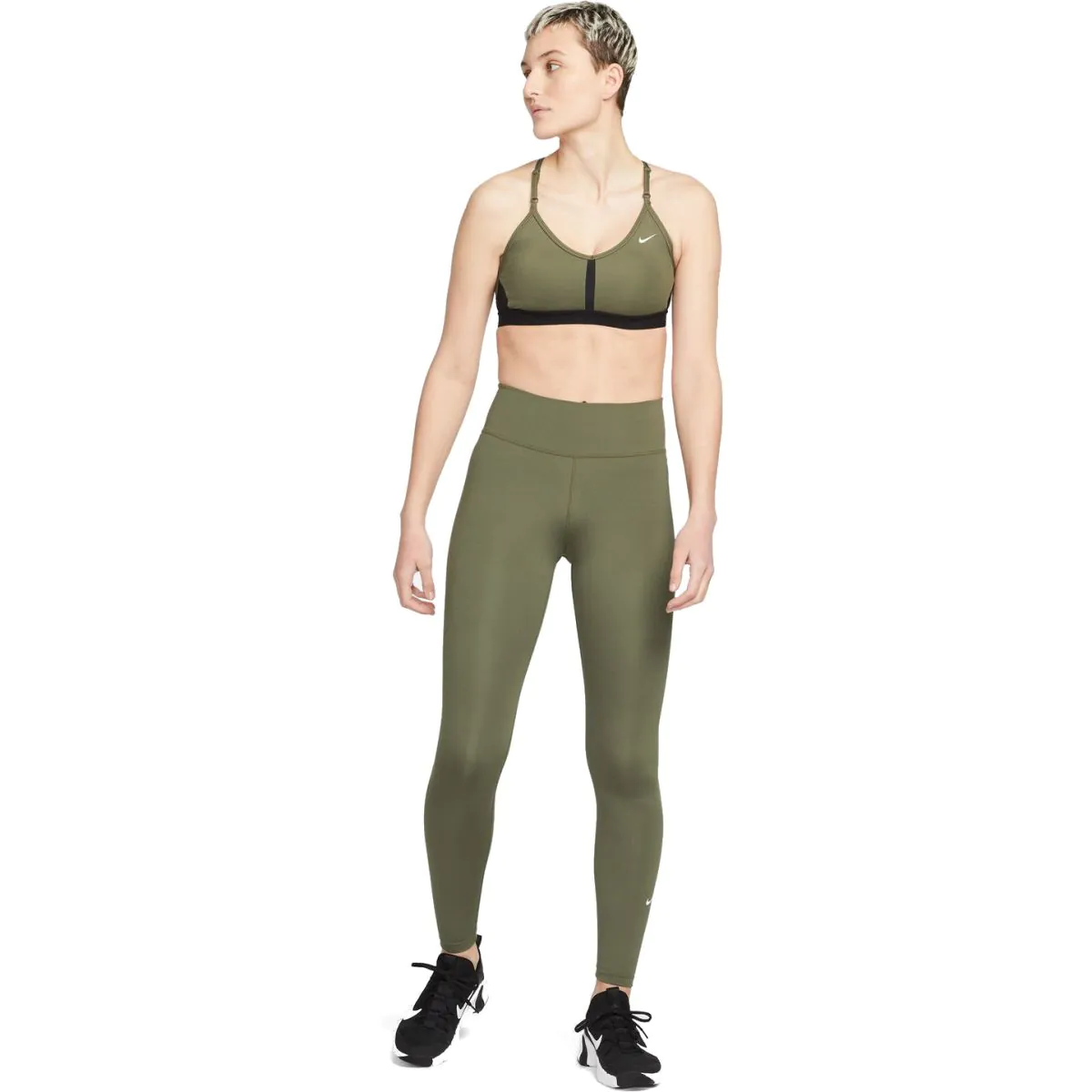 Nike Dri FIT One Women s Mid Rise Leggings DD0252 223