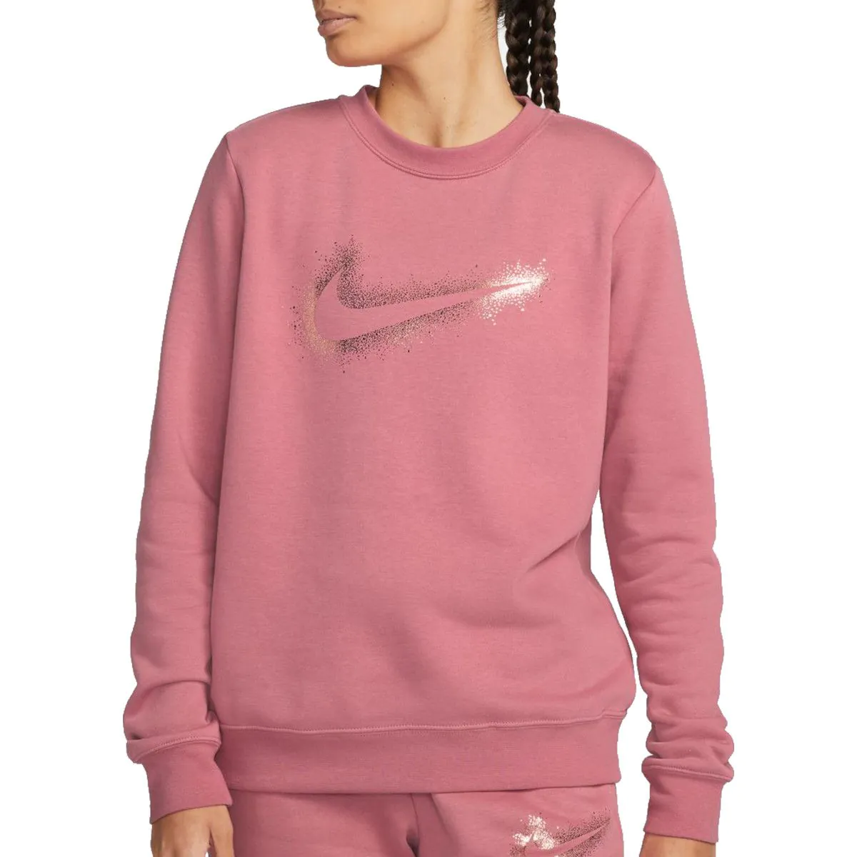 Nike dry studio crew sweatshirt ladies hot sale