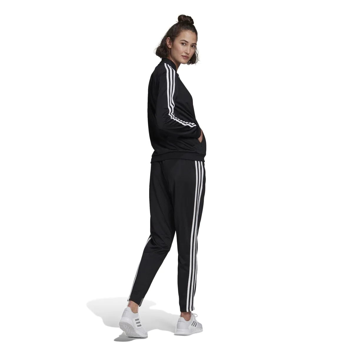 adidas Essentials 3 Stripes Women s Tracksuit GM5534