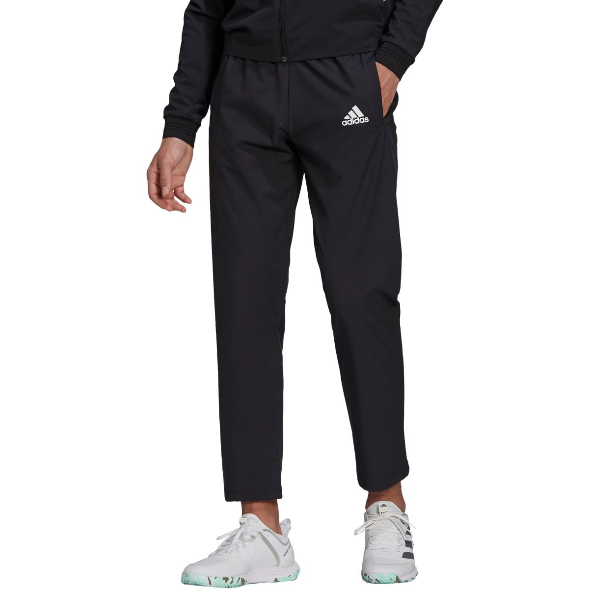 Adidas black prime woven joggers deals