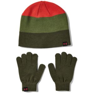 Under Armour Boy's Beanie & Glove Combo 1345414-315