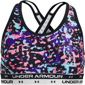 Under Armour Girls' Crossback Printed Sports Bra 1364630-002