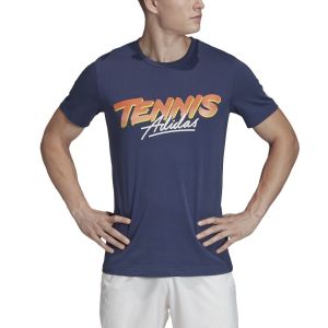 adidas Script Men's Tennis Tee  FM4421