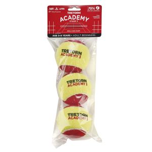 Tretorn Academy Red Felt Junior Tennis Balls x 3 (NEW) 473626