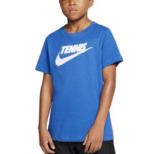 NikeCourt Dri-FIT Boy's Graphic Tennis T-Shirt CJ7758-481