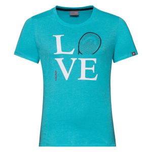 Head Vision Love Logo Girls' Tennis T-Shirt 816370-AQ