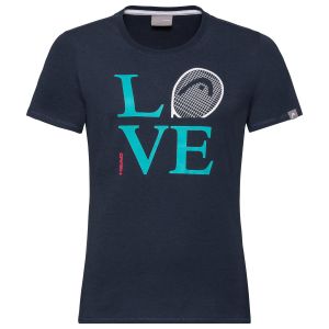 Head Vision Love Logo Girls' Tennis T-Shirt 816370-DBL