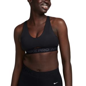 Nike Pro Indy Plunge Medium-Support Padded Women's Sports Bra FQ2653-010