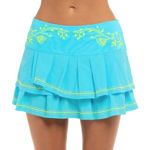 Lucky In Love Floral Stitch Pleat Tier Women's Skirt CB521-J87413