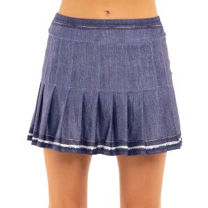 Lucky In Love Old School Denim Women's Tennis Skirt