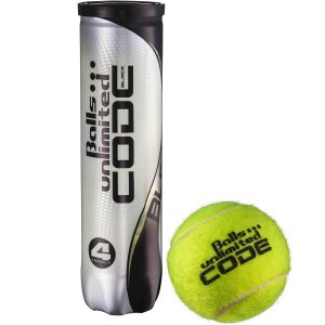 Topspin Unlimited Code Black Tennis Balls x 4 TOBUCB