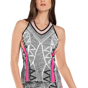 Lucky In Love Santa Fe Glow Women's Tennis Tank CT309-N97401