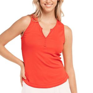 Lucky In Love Ribbed Henley Women's Tank CT582-610
