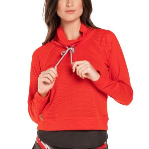 Lucky in Love High Neck Pullover Women's Top CT899-803