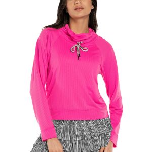 Lucky in Love High Neck Pullover Women's Top