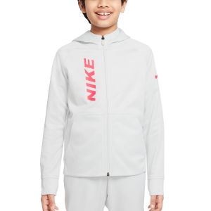 Nike Therma-FIT Big Kids' Graphic Full-Zip Training Hoodie DD8534-025