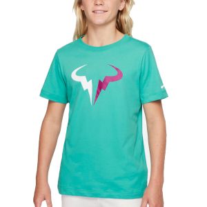 NikeCourt Dri-FIT Rafa Big Kids' Tennis T-Shirt DJ2591-392