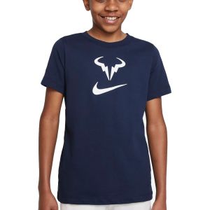 NikeCourt Dri-FIT Rafa Big Kids' Tennis T-Shirt DM9187-451