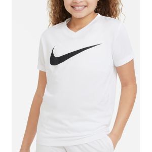 Nike Dri-FIT Legend Big Kids' (Girls') V-Neck Training T-Shirt DX3430-100
