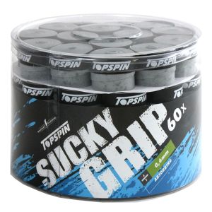 Topspin Sucky Tennis Overgrips - 0.60mm x 60 TOSUGO60G