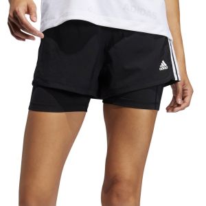 adidas Pacer 3-Stripes 2 in 1 Women's Running Tight Shorts