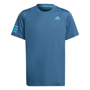 adidas Club 3-Stripes Boys Tennis T-Shirt