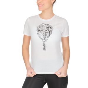 Head Typo Women's Padel T-Shirt 814522-WH