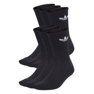 adidas Trefoil Cushion Crew Socks x 6