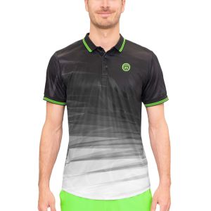 Bidi Badu Protected Leafs Men's Tennis Polo M1350001-BKWH