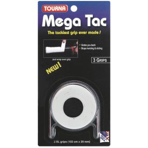 Tourna Mega Tac Tennis Overgrips x 3 MT-W