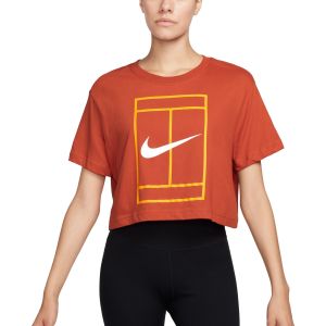 Nike Heritage Dri-FIT Short-Sleeve Women's Cropped Top FQ6611-811