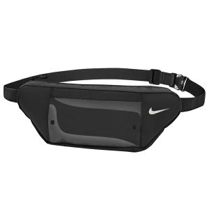 Nike Heritage Hip Pack (Black/Black/Metallic Silver, One Size)