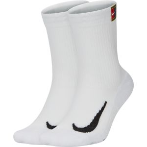 NikeCourt Multiplier Cushioned Crew Tennis Socks (2 Pairs)