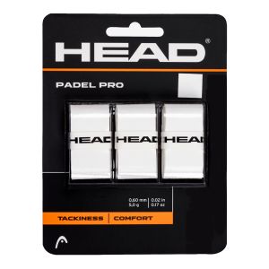 Head Padel Pro Overgrips x 3 285111-WH