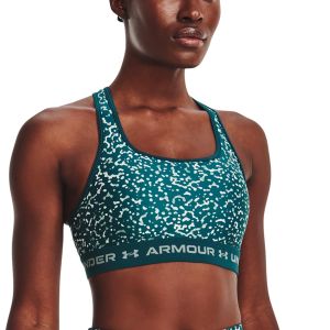 Under Armour Mid Crossback Printed Women's Sports Bra 1361042-716