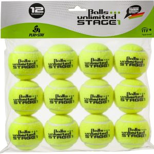 Topspin Unlimited Stage 1 Tournament Junior Tennis Balls x12 TOBUST1T12ER