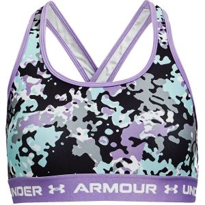 Under Armour Girls Crossback Printed Sports Bra 1369972-560