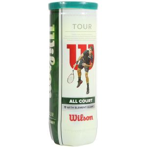 Wilson Tour All Court Tennis Balls x 3 WRT106300